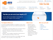 Tablet Screenshot of bigfishtech.com.au